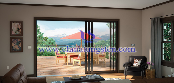 nano cesium tungsten bronze applied for French window thermal insulating film picture