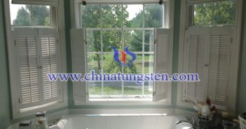 nano cesium tungsten bronze applied for bathroom heat insulating glass coating picture