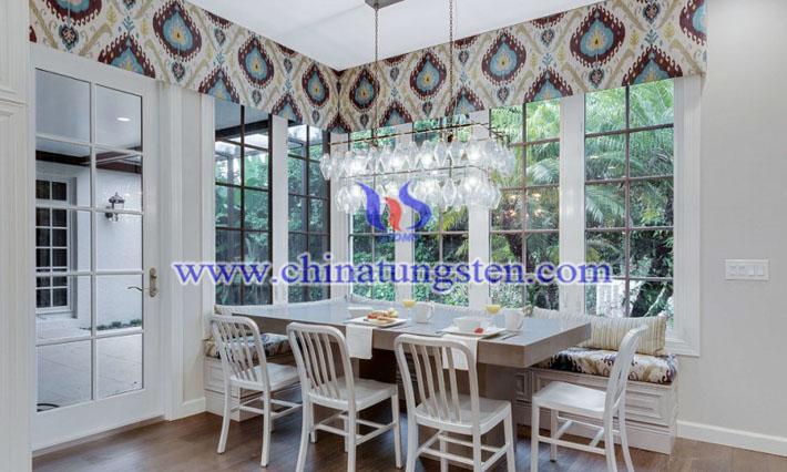 nano cesium tungsten bronze applied for dining room thermal insulating glass coating picture