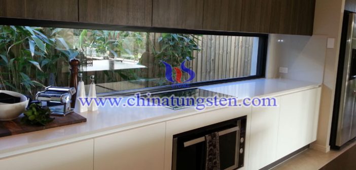 nano cesium tungsten bronze applied for kitchen thermal insulating glass coating picture