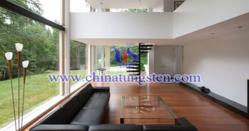 nano cesium tungsten bronze applied for living room thermal insulating glass coating picture