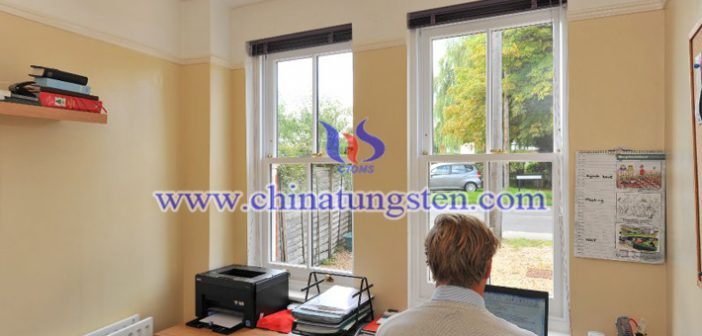 nano cesium tungsten bronze applied for office heat insulating glass coating picture