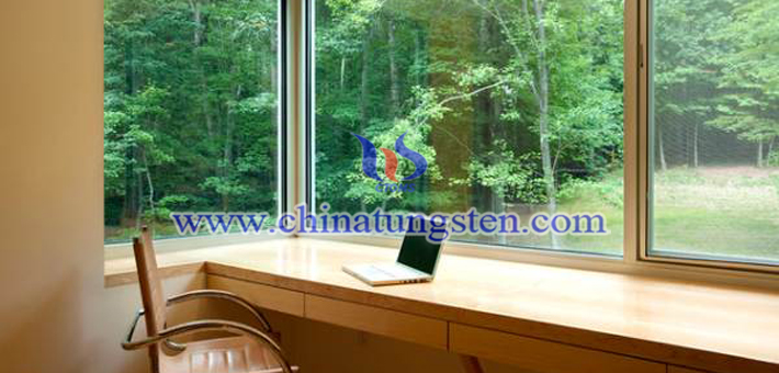 nano cesium tungsten bronze applied for office thermal insulating film picture