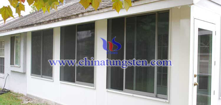 nano cesium tungsten bronze applied for sun room heat insulating glass coating picture