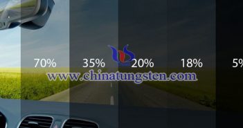 cesium tungsten bronze applied for car heat insulation film picture