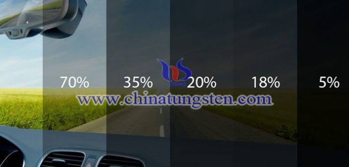 cesium tungsten bronze applied for car heat insulation film picture