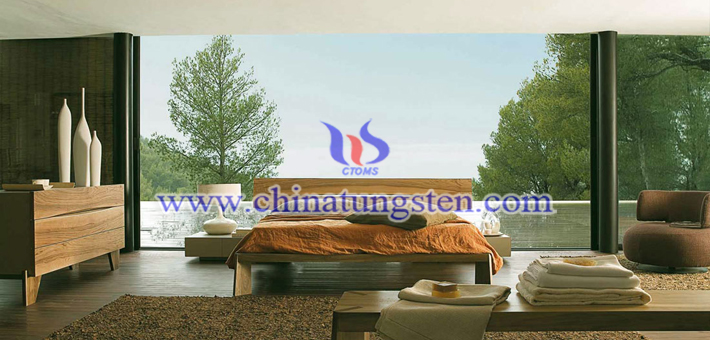 cesium tungsten bronze applied for heat shielding material picture