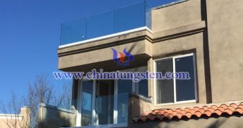 cesium tungsten bronze nanopowder applied for balcony thermal insulating glass coating picture