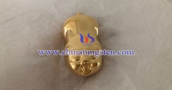 gold plated tungsten pig picture