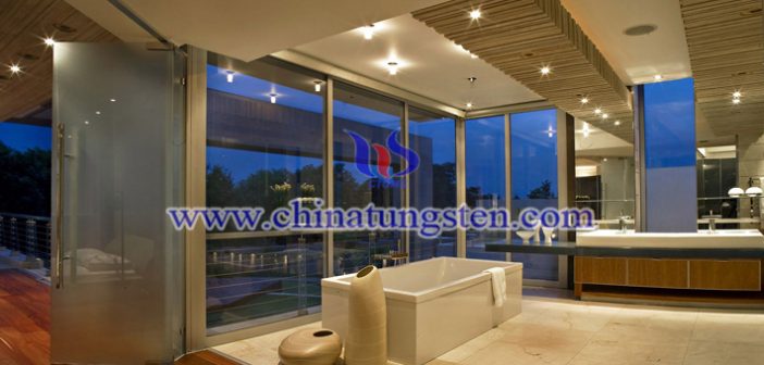 nano tungsten trioxide applied for bathroom heat insulating glass coating picture