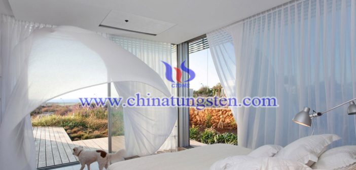 nano tungsten trioxide applied for bedroom heat insulating glass coating picture