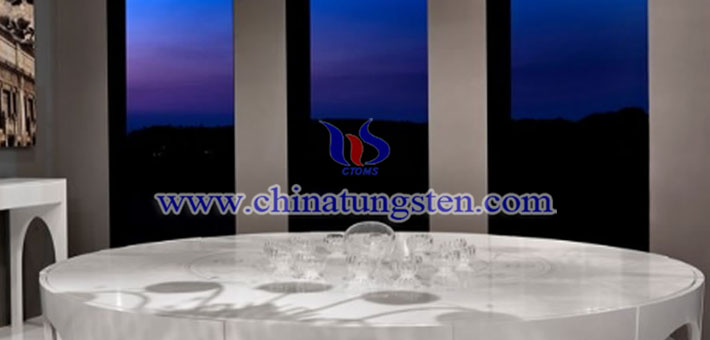 nano tungsten trioxide applied for dining room heat insulating glass coating picture