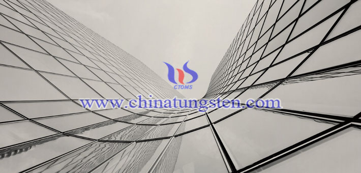 tungsten trioxide applied for glass curtain wall thermal insulating coating picture