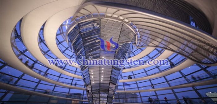 tungsten trioxide applied for glass dome thermal insulating glass coating picture