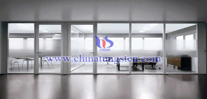 tungsten trioxide applied for office thermal insulating glass coating picture