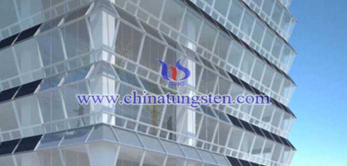 Cs0.33WO3 applied for heat insulation window glass picture