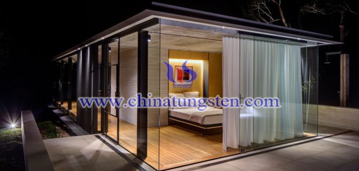 Cs0.33WO3 applied for transparent heat insulating glass picture