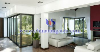 cesium tungstate applied for coating glass picture