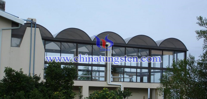 nano tungsten trioxide applied for sun room thermal insulating glass coating picture