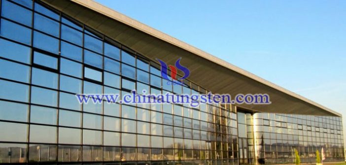 Cs0.32WO3 applied for coating glass picture