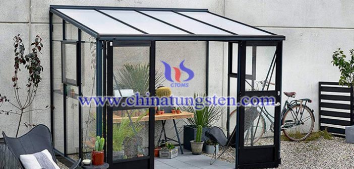 Cs0.32WO3 applied for thermal insulating glass coating picture