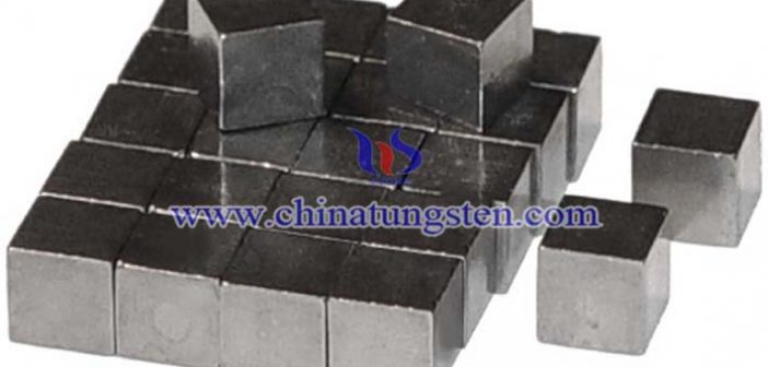 military tungsten alloy cube picture