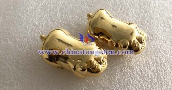 tungsten gold plated zodiac pig picture