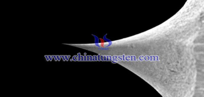 preparation of tungsten tip image