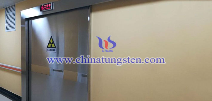 radiation resistant tungsten alloy door picture