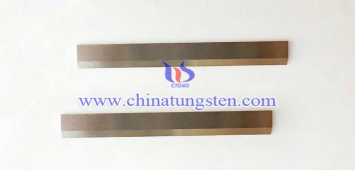 tungsten carbide scraper applied for cutting mask machine image