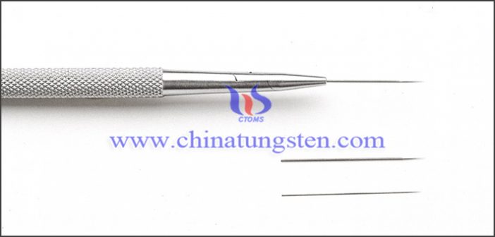 tungsten needle applied for inner ear anatomy image