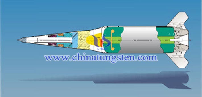 tungsten alloy applied for tactical missile image