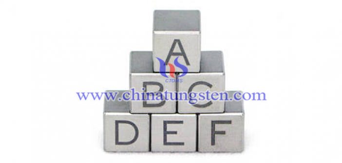 tungsten alloy cube picture