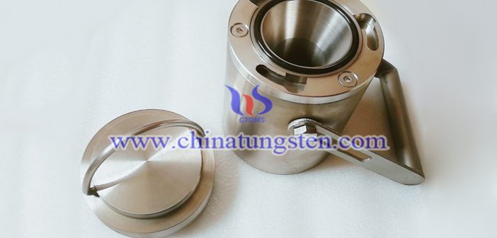 tungsten alloy radioactive source container picture