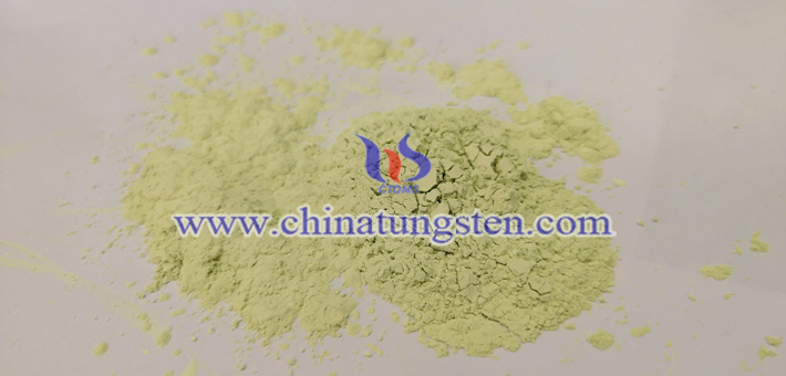 yellow tungsten oxide composite film image