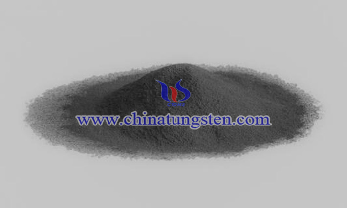 W powder applied for producing tungsten rubber picture