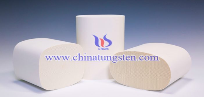 ammonium metatungstate applied for porous honeycomb ceramic catalyst picture