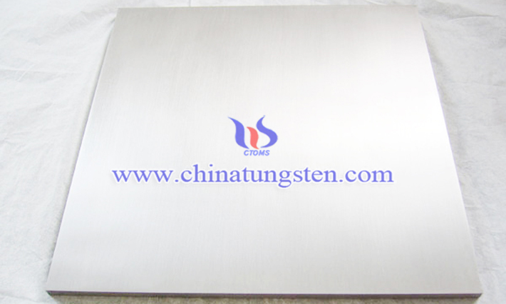 tungsten alloy radiation shielding sheet applied for CT room image