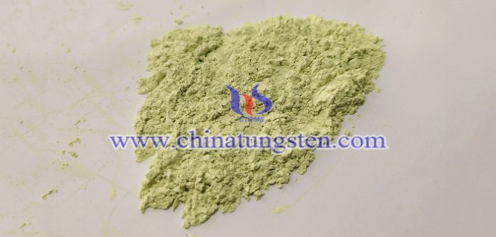 preparation methods of yellow tungsten oxide picture