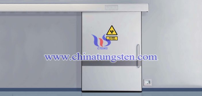 tungsten alloy X ray shielding door picture