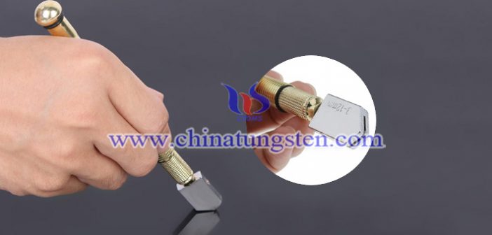 tungsten carbide glass cutter applied for cutting plate glass image