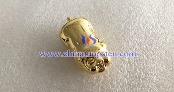 tungsten gold plated pig picture