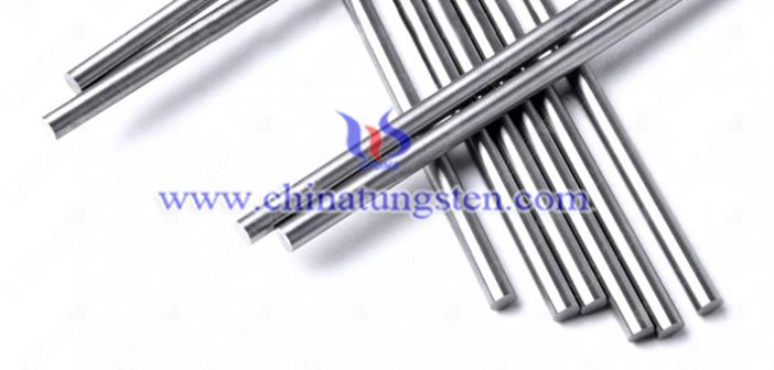 tungsten heavy alloy thin long rod image