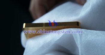 gold plated tungsten bar picture