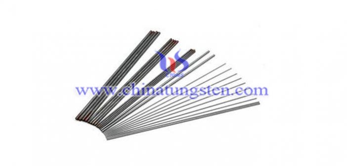 silver tungsten rod image