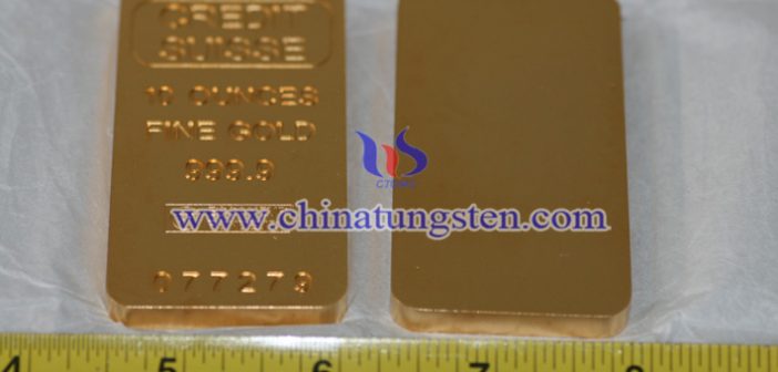 tungsten gold bar picture