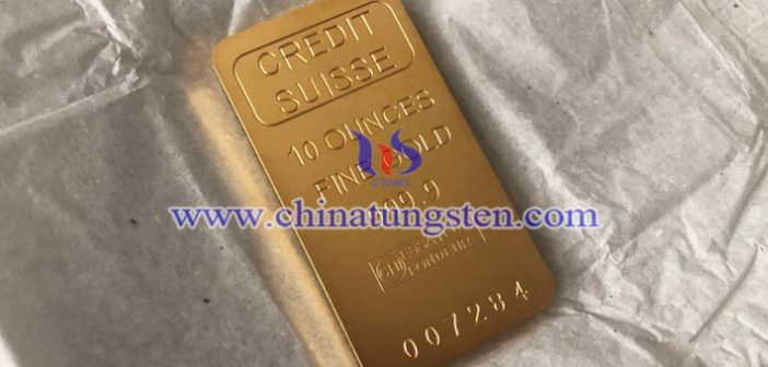 tungsten gold bar picture