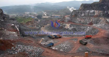 Nuiphao Tungsten Mine is located in Nguyen Viet Nam Province in northern Vietnam