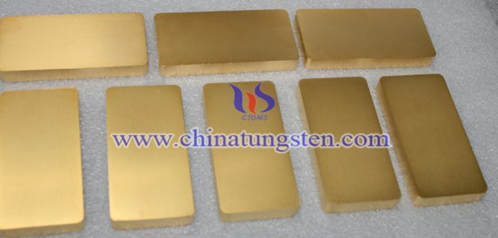 tungsten alloy gold bar photo