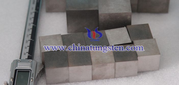 Tungsten alloy military cube photo